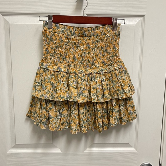 The Reset Dresses & Skirts - Reset Smocked and Tiered Floral Skirt
